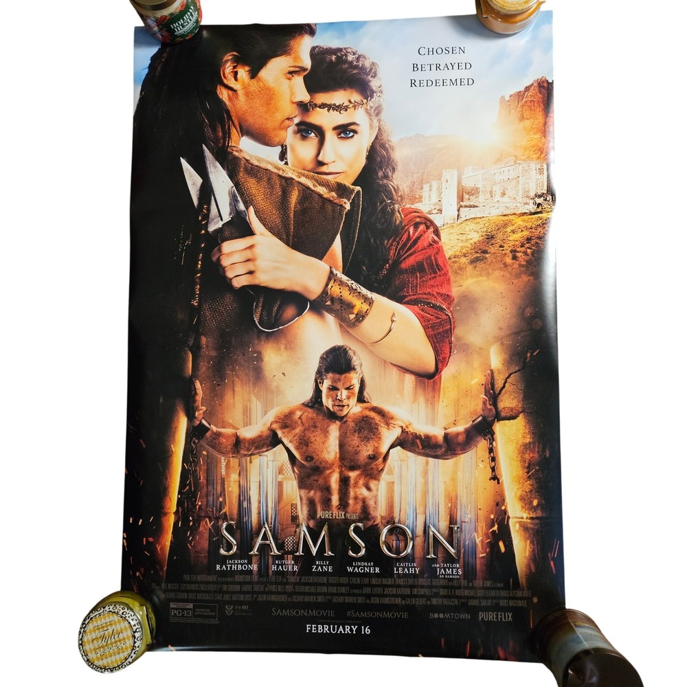 Samson 2018 Original Advance Movie Poster 27x40 Taylor James Billy Zane D/S
